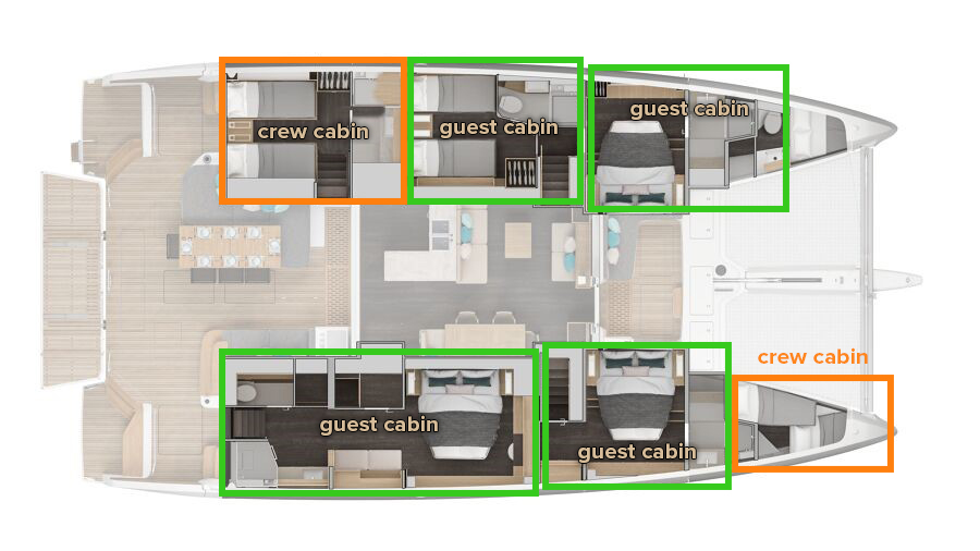 Catamaran rental in Kaštela - Lagoon Lagoon 60