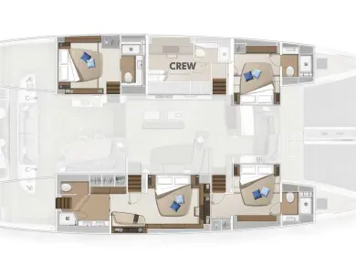 Lagoon Lagoon Sixty 5 charter bareboat or captained in  Kaštela