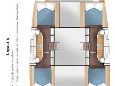 Cervetti Yachts Cervetti 44 - 4 + 1 cab. charter bareboat or captained in  Primošten