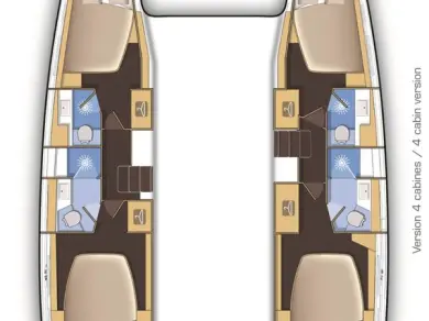 Catamaran rental in Primošten - Lagoon Lagoon 42