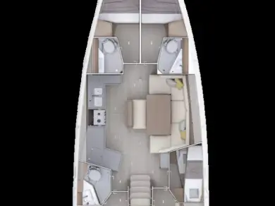 Sailboat rental in Alimos - Bénéteau Oceanis 47 - 4 cab.