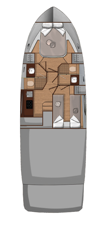 Luxury Yacht rental with or without captain Sessa Marine Šibenik