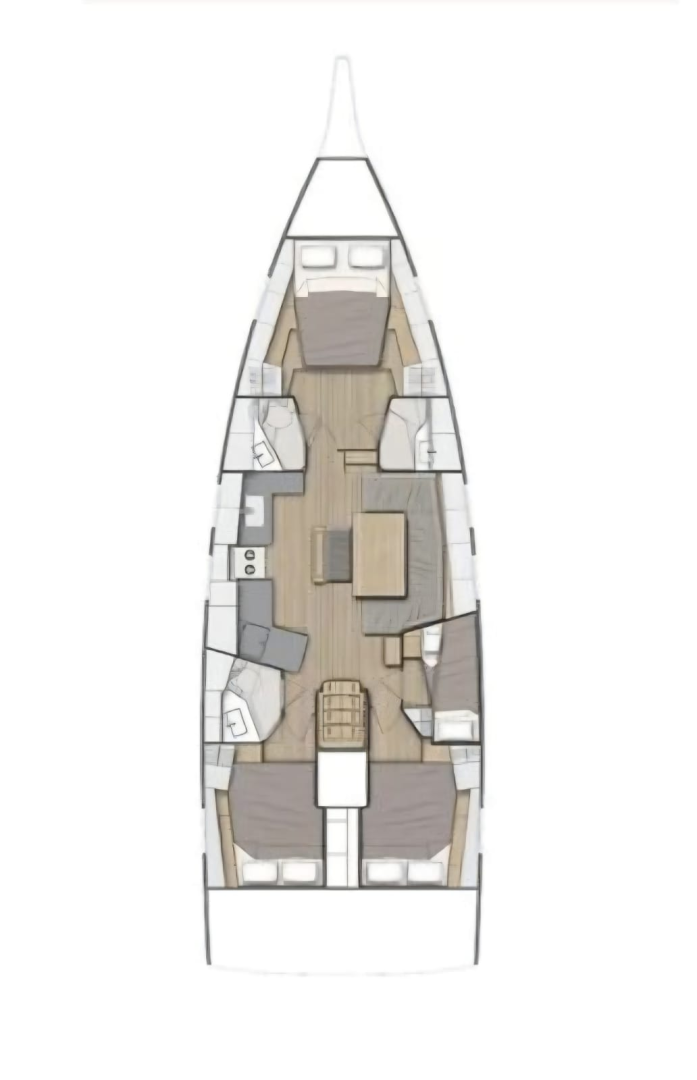 Rent a Bénéteau Oceanis 47 - 4 cab. Seget Donji