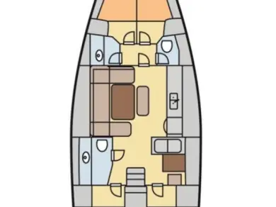 Bareboat Rental Sailboat Dufour with a boat licence
