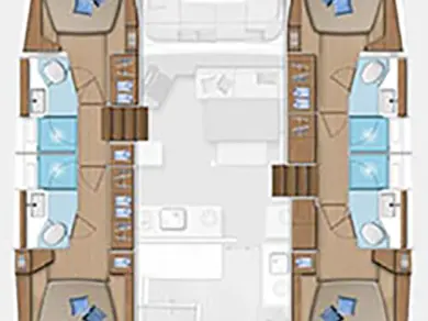 Catamaran rental with or without captain Lagoon Alimos