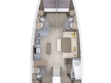 Bénéteau Oceanis 52 - 6 cab. charter bareboat or captained in  Gouvia