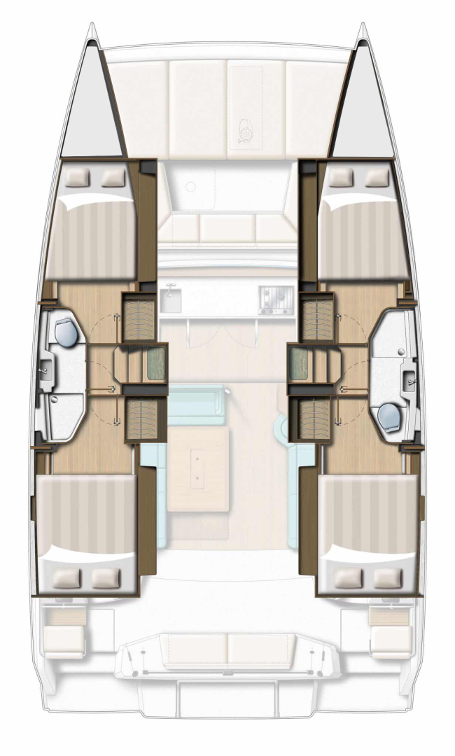 Catamaran rental with or without captain Bali Nydri