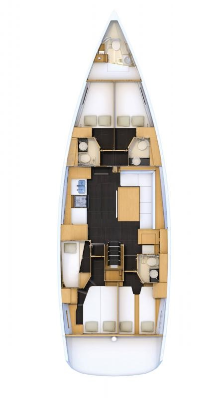 Yacht charter Benitses cheap Jeanneau 54