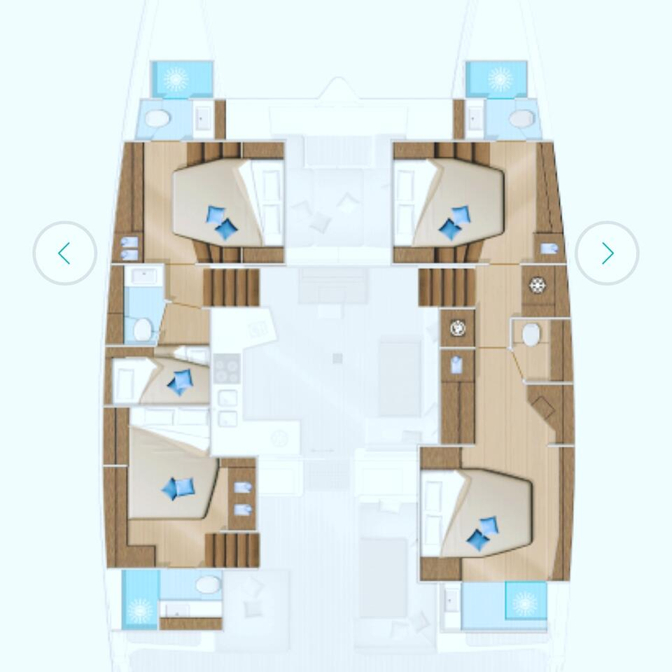 Catamaran rental with or without captain Lagoon Ao Po