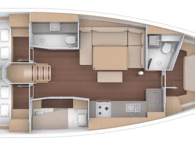 Dufour Dufour 470 charter bareboat or captained in  Marseille