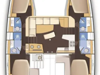 Yacht charter Rogoznica cheap Lagoon 42