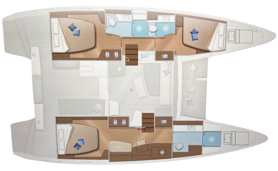 Catamaran rental in Rogoznica - Lagoon Lagoon 42 Millenium