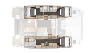 Bareboat Rental Catamaran Lagoon with a boat licence