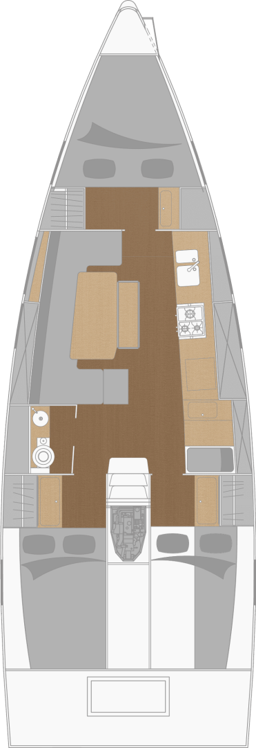 Bareboat Rental Sailboat Jpk with a boat licence