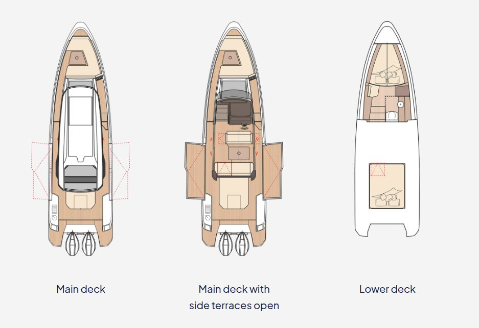 Boat rental Saxdor Saxdor 340 GTWA in Sukošan on Samboat