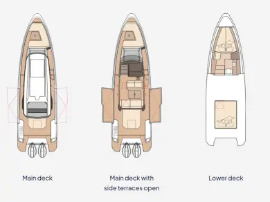 Boat rental Saxdor Saxdor 340 GTWA in Sukošan on Samboat