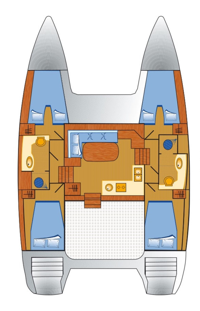 Yacht charter Pomer cheap Lagoon 400