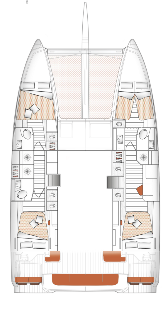 Bareboat Rental Catamaran Excess with a boat licence