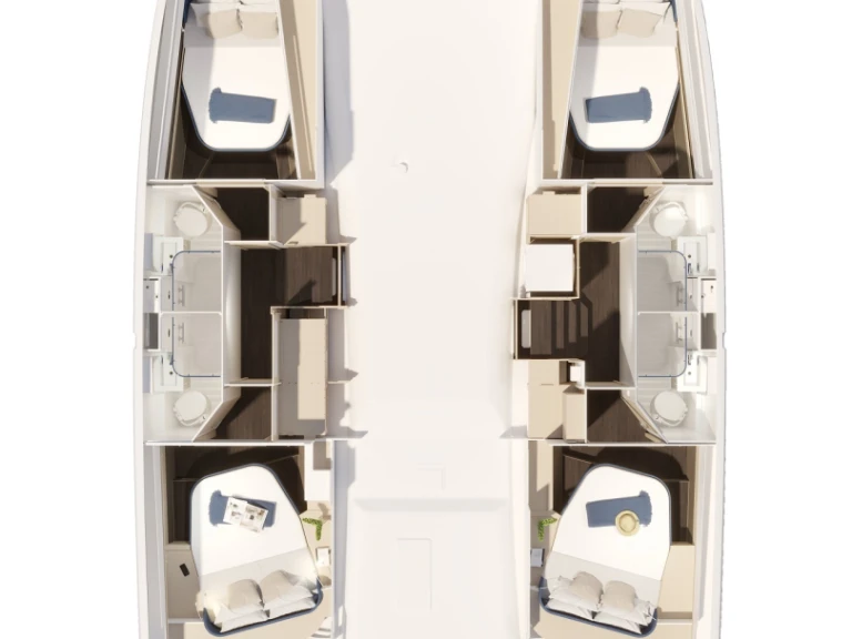 Rent a Fountaine Pajot Fountaine Pajot FP 44 Quatuor - 4 + 2 cab. Préveza