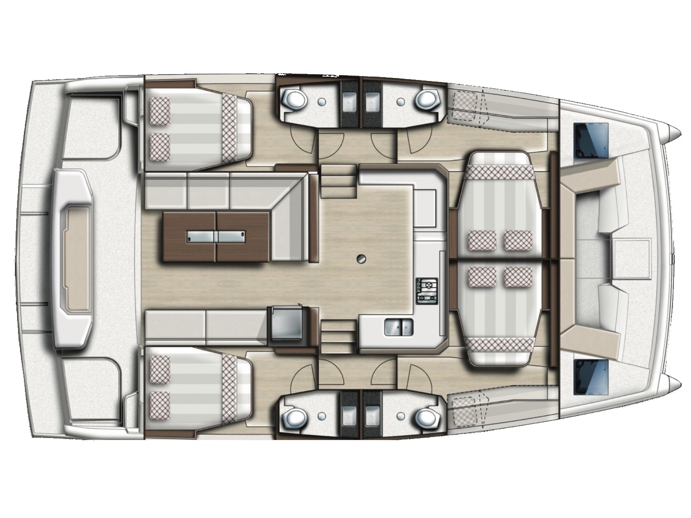 Yacht charter Göcek cheap Bali Catspace Voile