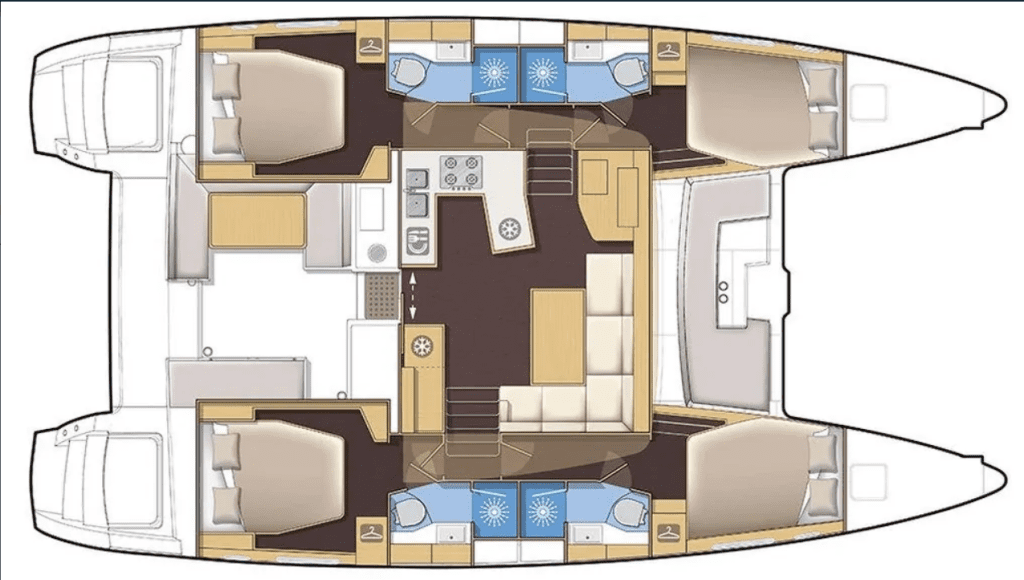 Lagoon Lagoon 450 charter bareboat or captained in  Parish of Saint George