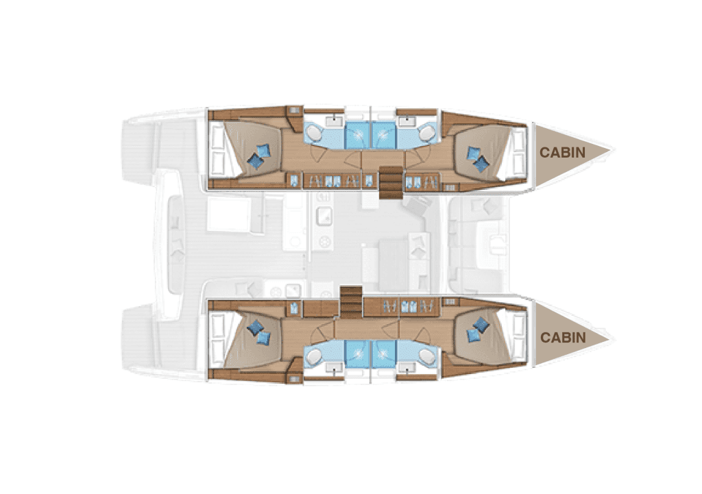 Yacht charter Parish of Saint George cheap Lagoon 46