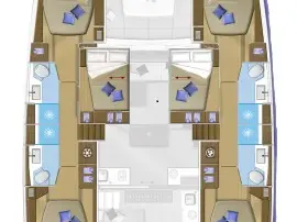 Bareboat Rental Catamaran Lagoon with a boat licence