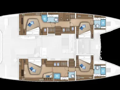 Lagoon Lagoon 55 charter bareboat or captained in  Parham Town