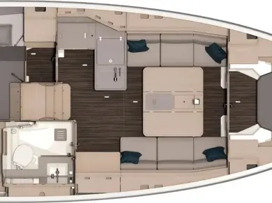 Bareboat Rental Sailboat Dufour with a boat licence