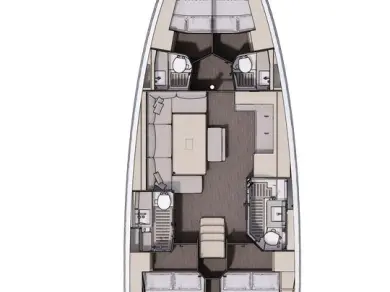 Sailboat rental in Cagliari - Dufour Dufour 470