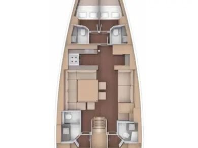 Sailboat rental with or without captain Dufour Capo d'Orlando