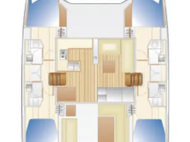 Bareboat Rental Catamaran Nautitech with a boat licence