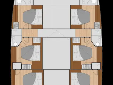 Fountaine Pajot Fountaine Pajot Samana 59 - 6 + 2 cab charter bareboat or captained in  Procida