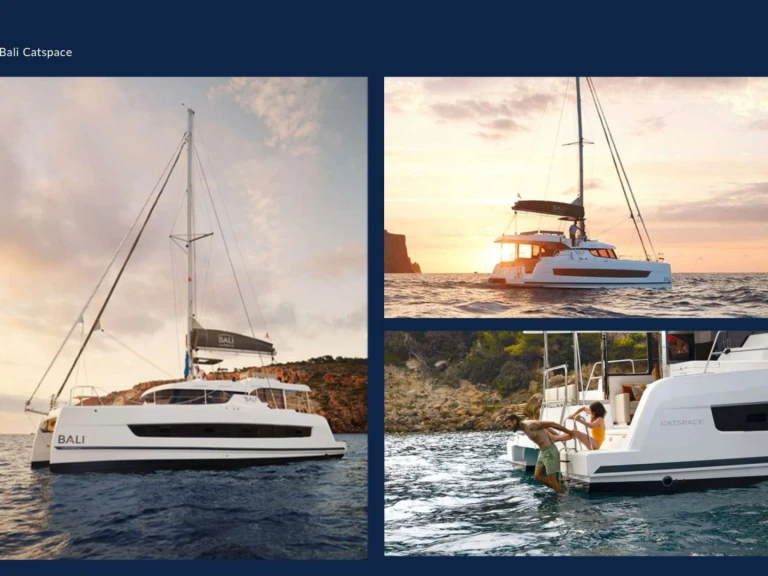 Bareboat Rental Catamaran Bali with a boat licence