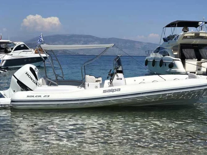Bareboat Rental RIB Salpa with a boat licence