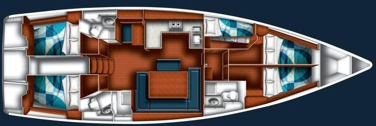 Bareboat Rental Sailboat Bavaria with a boat licence