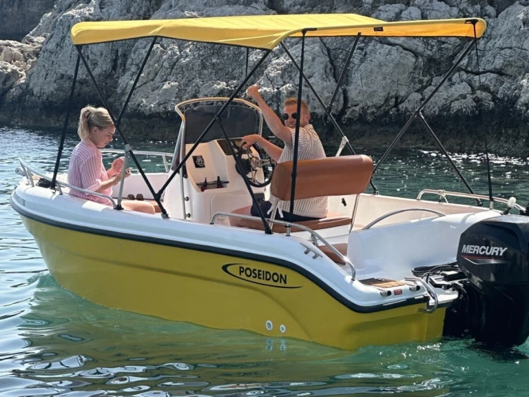 Poseidon Bluewater 480 charter bareboat or captained in  Faliraki