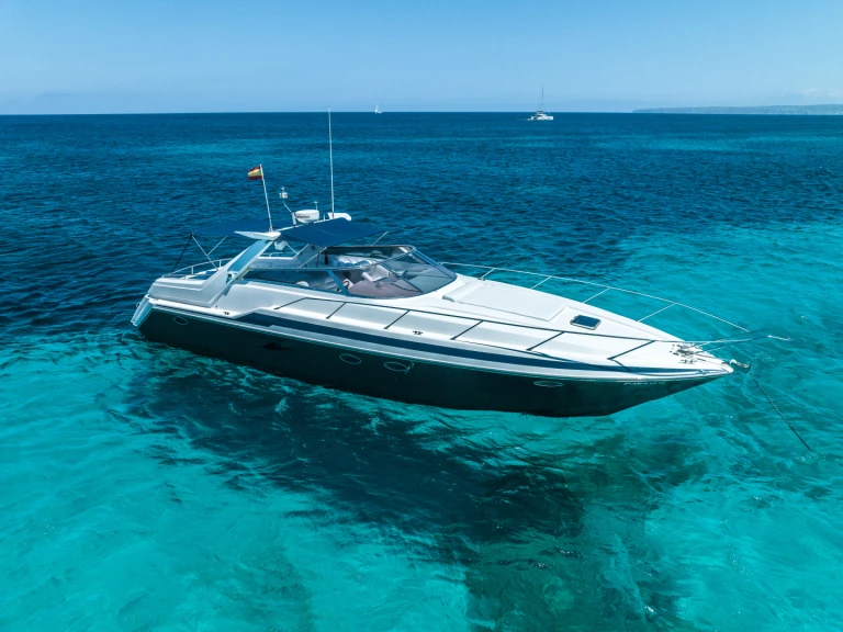 Yacht charter Ibiza Town cheap Sunseeker Camargue 46