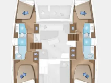 Catamaran rental with or without captain Lagoon Tropea