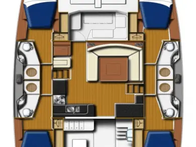 Rent a Leopard Catamarans / Robertson & Caine Leopard 48 - 4 + 1 cab. Lefkáda