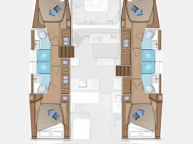 Catamaran rental in Gouvia - Lagoon Lagoon 46