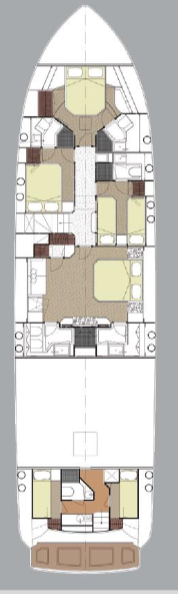 Bareboat Rental Luxury Yacht Dominator-Shipyard with a boat licence