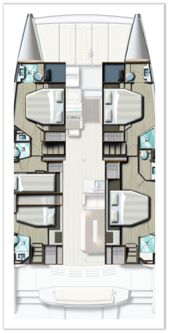 Catamaran rental with or without captain Bali Trogir