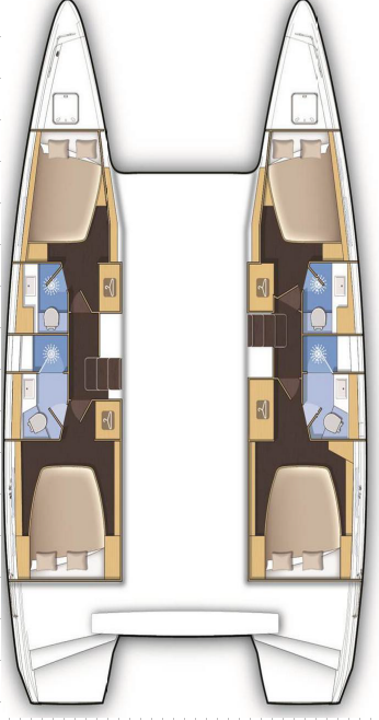 Yacht charter Trogir cheap Lagoon 42