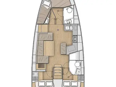Yacht charter Lefkáda cheap Oceanis 40.1