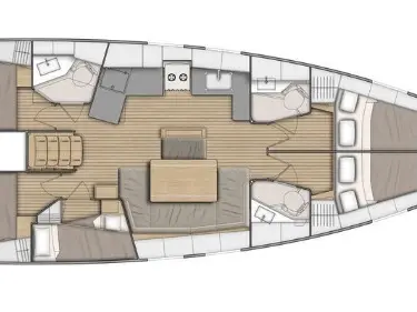 Sailboat rental in Lefkáda - Bénéteau Oceanis 46.1