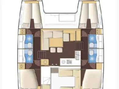 Lagoon Lagoon 400 S2 charter bareboat or captained in  Fethiye