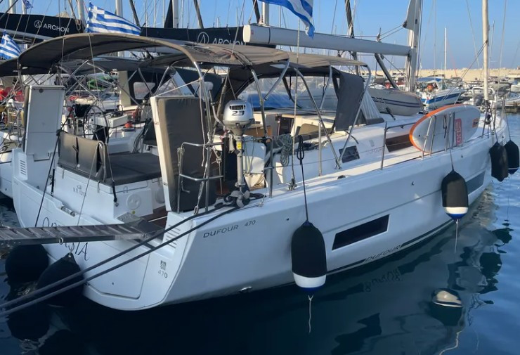 Dufour Dufour 470 charter bareboat or captained in  Rhodes (City)