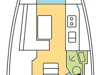 Sailboat rental in Zaton - Bénéteau Oceanis 38.1