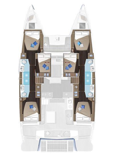 Lagoon Lagoon 51 in Alimos on SamBoat